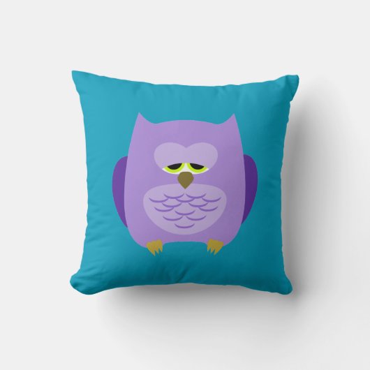 Coussin Dos d'avant de hibou (Recto)