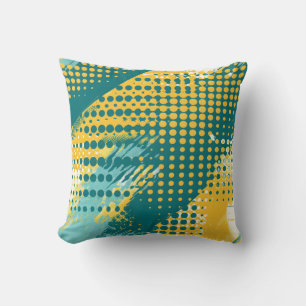 Coussin Dotwave rétro
