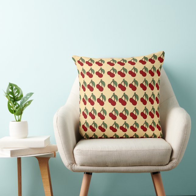 Coussin Double Cerise 2  (Chaise)