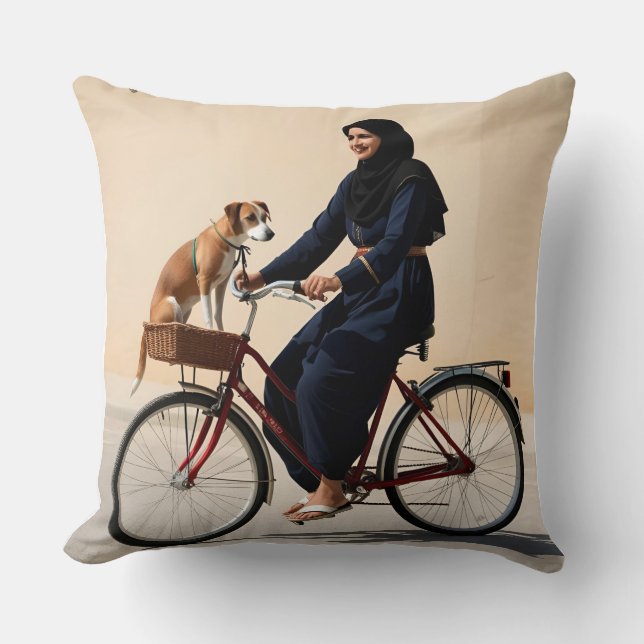 Coussin double face : la simple joie de la mère (Recto)