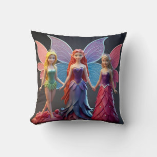 Coussin double face : Reine des fées lunaires