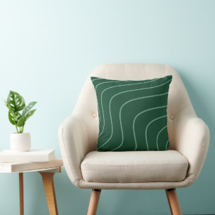 Coussin Double Green Ripple