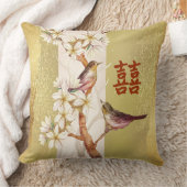 Coussin Double Happiness Oiseaux et Fleurs (Couverture)