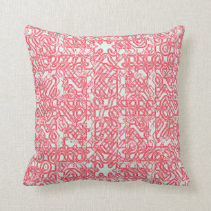 Coussin Double Maze rouge