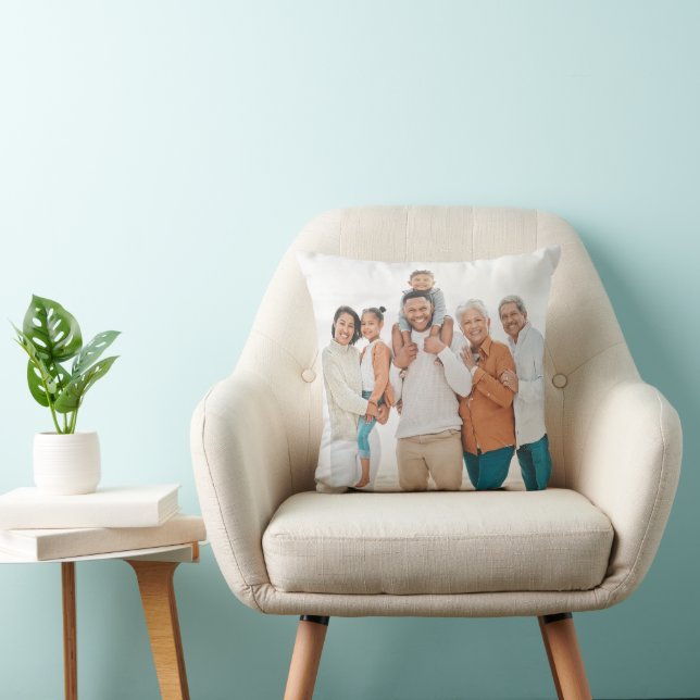 Coussin Double Sided Family Photo (Chaise)