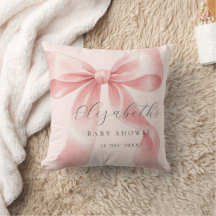 Douce Baby-Shower Roseau Aquarelle