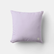 Douce couleur pastel violet lilas uni avec cœur