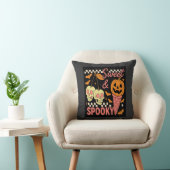 Coussin Douce et effrayante Halloween mignonne (Chaise)