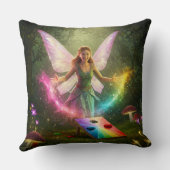Coussin Douce Mariée Fée Colorée (Verso)