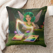 Coussin Douce Mariée Fée Colorée (Couverture)