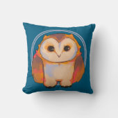 Coussin Douce petite chouette. (Recto)