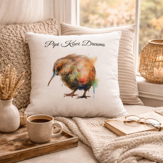 Coussin Douce Pipi Kiwi, sur mesure