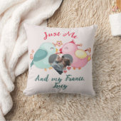 Coussin douce valentine couple personnaliser personnalisée (Couverture)