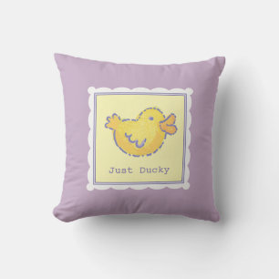 Coussin Douces Rêves Canard Jaune Juste Canard Bébé Lavand
