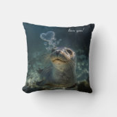 Coussin Douceur Scellée D'un Baiser Magie Sous-Marine (Recto)