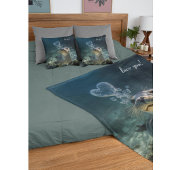 Coussin Douceur Scellée D'un Baiser Magie Sous-Marine