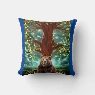 Coussin D'OURS GRIZZLY WOODLAND