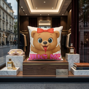 Coussin d'ours super mignon – Décoration de maison
