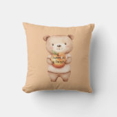 Coussin Doux comme un ours à la pêche (Recto)