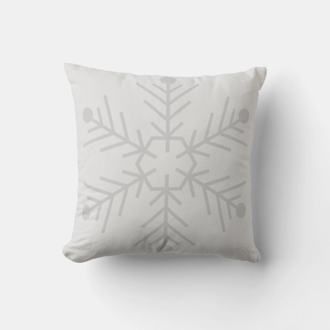 Coussin doux de flocon de neige (Recto)