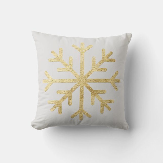 Coussin doux de flocon de neige (Recto)