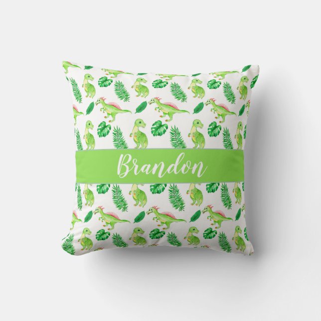 Coussin Doux dino dans la partie couverture bébé de jardin (Recto)