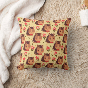 Coussin Doux et Fleurs
