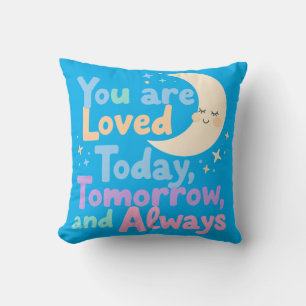 Coussin Doux rappel d'un amour sans fin pour les petits en