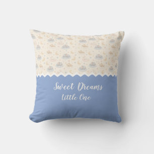 Coussin Doux Rêves Petit Ourson Endormi Motif B