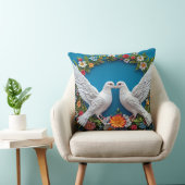 Coussin Doves de mariage Décoration de mariage Luxe (Chaise)