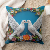Coussin Doves de mariage Décoration de mariage Luxe (Couverture)