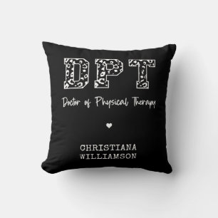 Coussin DPT personnalisé Docteur de la thérapie physique C