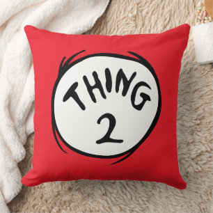 Coussin Dr. Seuss Chose Un Chose Deux - Chose Deux