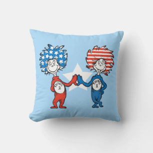 Coussin Dr. Seuss Chose Un Chose Deux Graphique Patrioti