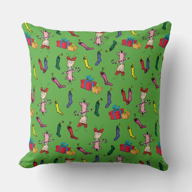 Coussin Dr Seuss | Grinch | Cindy-Lou Qui Motif (Recto)