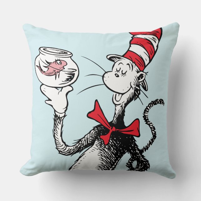 Coussin Dr. Seuss | Le Chat Chapeauté & Krinklebine (Recto)