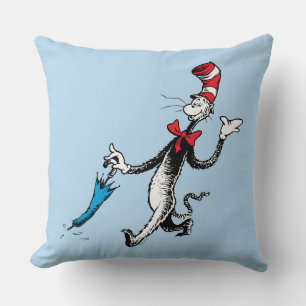 Coussin Dr. Seuss Le Chat Chapeauté Marche au Parasol
