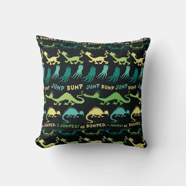 Coussin Dr. Seuss | modèle Halloween "Bump Jump" (Recto)