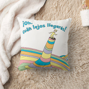 Coussin Dr. Seuss Oh, vous irez loin !