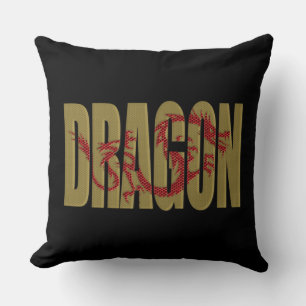 Coussin dragon