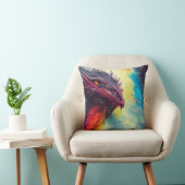 Coussin Dragon Animal Discovery Aventure Nature Planète (Chaise)