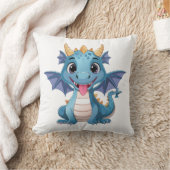 Coussin dragon bleu (Couverture)