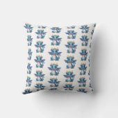 Coussin dragon bleu (Verso)