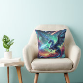 Coussin Dragon bleu (Chaise)