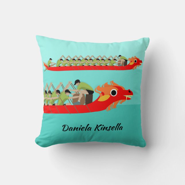 Coussin Dragon Boat Racing (Recto)