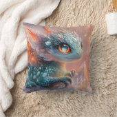 Coussin Dragon de bébé adorable avec Gem de cristal : Art (Couverture)
