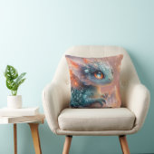 Coussin Dragon de bébé adorable avec Gem de cristal : Art (Chaise)