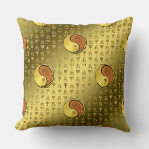 Coussin Dragon de bois
