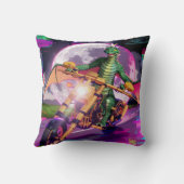 Coussin Dragon de course de moto (Verso)