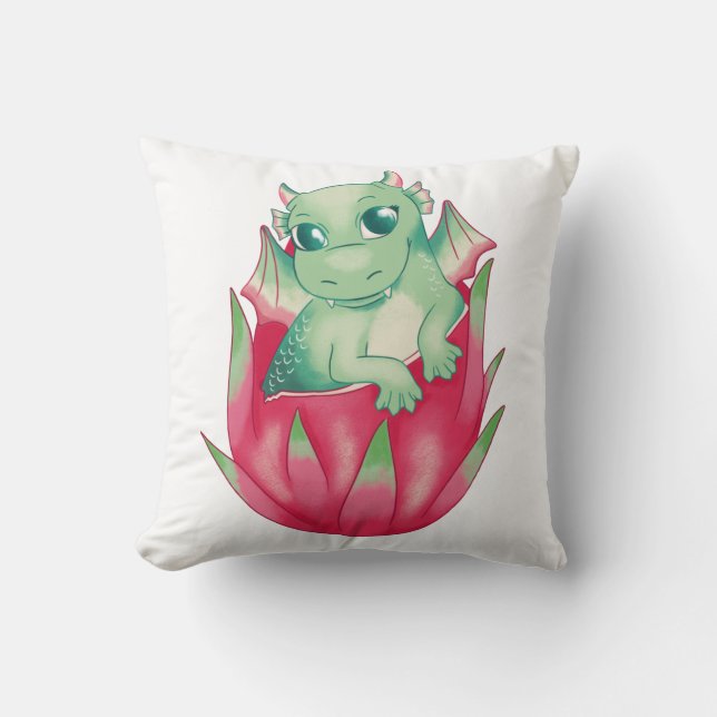 Coussin Dragon de Fruit Dragon (Recto)